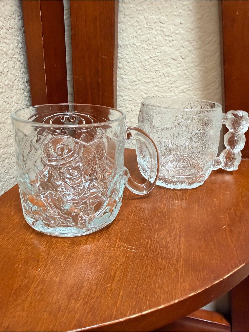 Vintage McDonald's promotional glass mugs from massive movie collaborations